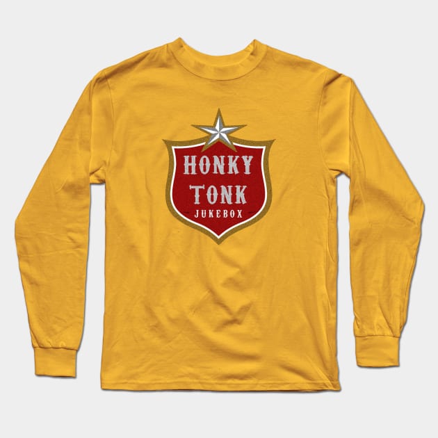 Honkytonk Jukebox Long Sleeve T-Shirt by djbryanc